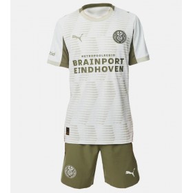 Dětské fotbalový komplet PSV Eindhoven Tretí košile 2025-26 Krátkým Rukávem